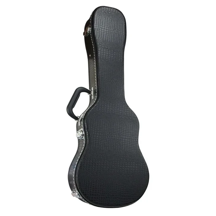 Tiki Deluxe ‘Croc’ Soprano Ukulele Hard Case (Black)