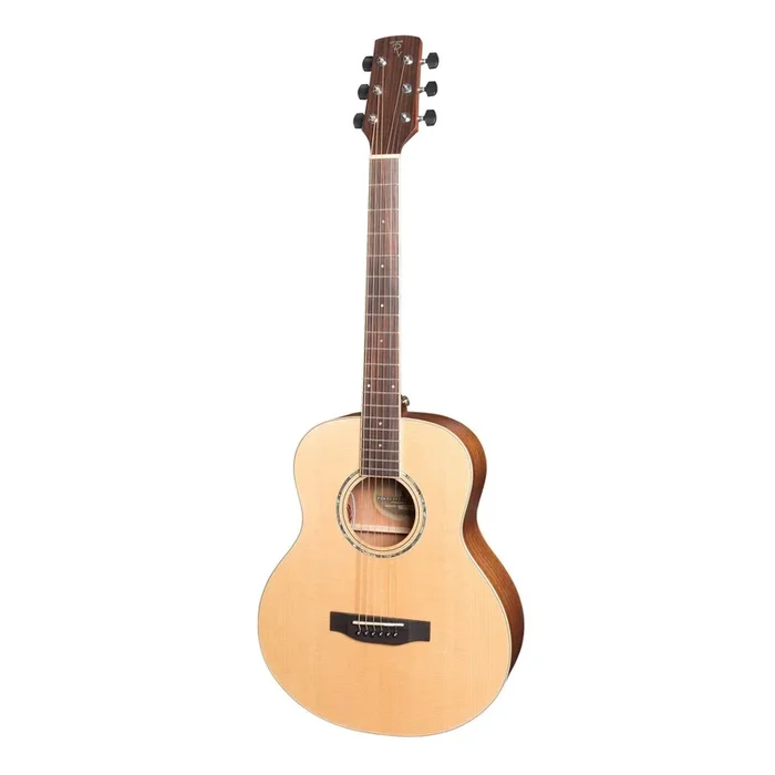 Timberidge ‘1 Series’ Spruce Solid Top TS-Mini Acoustic-Electric Guitar (Natural Satin)