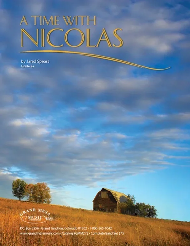 Time With Niconline Audios Concert Band 3 Score Only (Music Score) Book