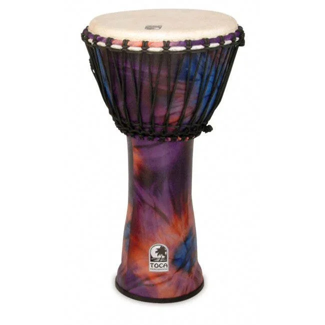 Toca Freestyle 2 Series Djembe 12” Inch Purple Rope Tuned TF2DJ12WP