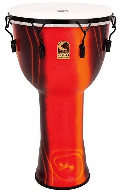 Toca Freestyle 2 Series Mech Tuned Djembe 10″ in Fiesta