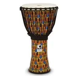 Toca Freestyle Rope Tuned 12″ Djembe, Kente Cloth