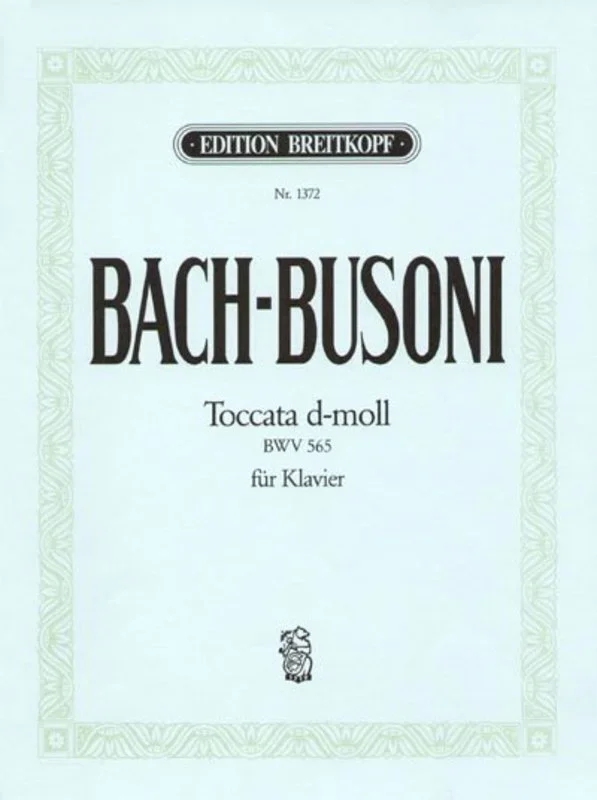 Toccata And Fugue D Min Arr Busoni (Softcover Book)