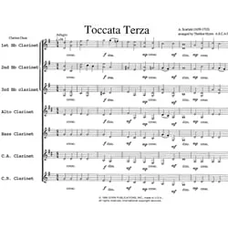Toccata Terza – Clarinet Choir