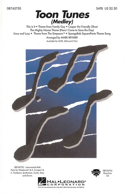 Toon Tunes Medley ShowTrax CD (CD Only)