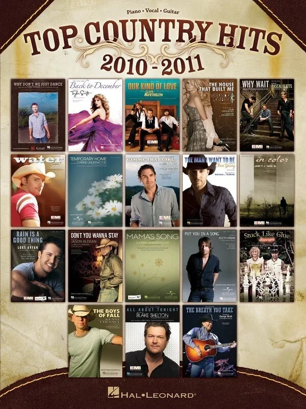Top Country Hits 2010 – 2011 PVG (Softcover Book)