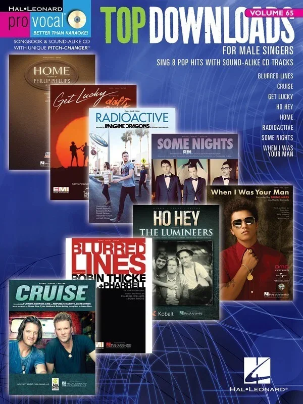 Top Downloads Pro Vocal Mens Ed V65 Book/CD (Softcover Book/CD)