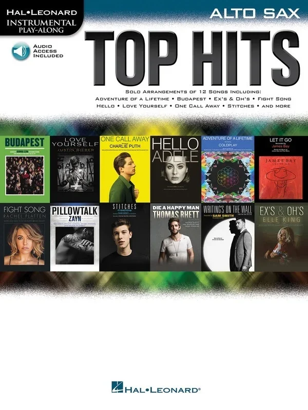 Top Hits Alto Saxophone Book/Online Audio (Softcover Book/Online Audio)