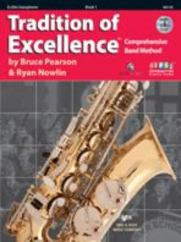 Tradition Of Excellence Book 1 Alto Sax Book/DVD (Softcover Book/DVD)