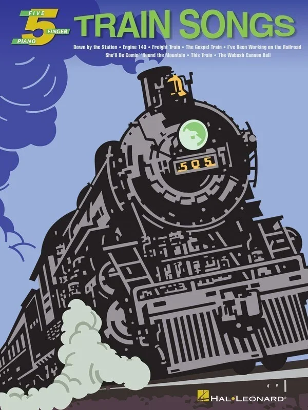 Train Songs 5 Finger Piano (Softcover Book)