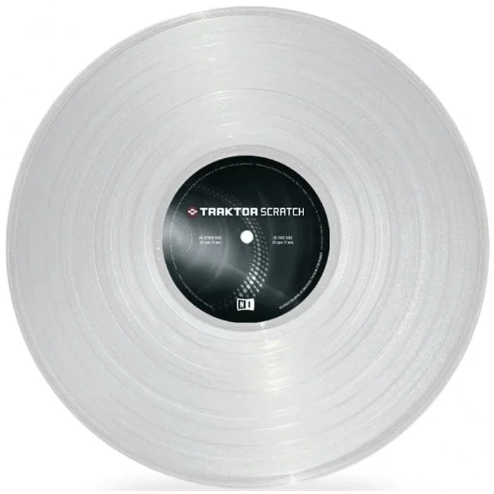 Traktor Scratch Control Vinyl mk2 Clear