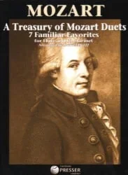 Treasury of Mozart Duets – Flute and Clarinet