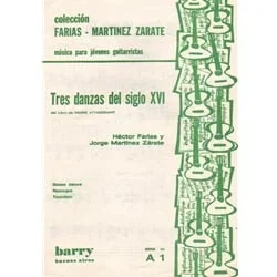 Tres Danzas del Siglo XVI – Classical Guitar