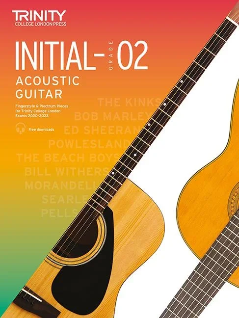 Trinity Acoustic Guitar Pieces 2020-23, Initial-Grade 2