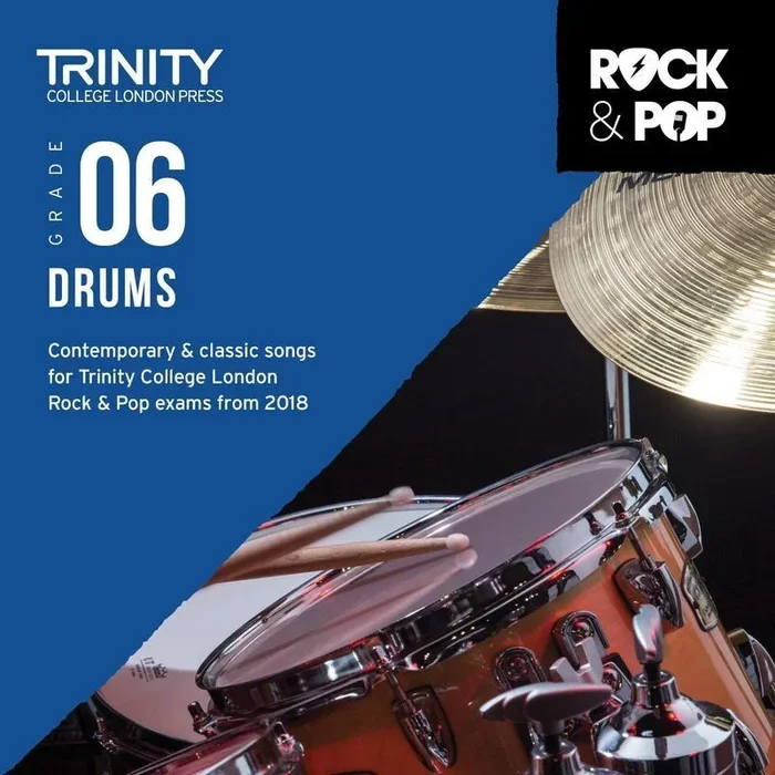 Trinity Rock and Pop Drums Gr 6 CD 2018 (CD Only)