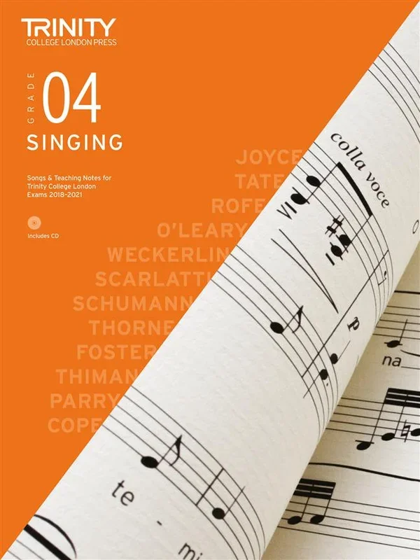 Trinity Singing 2018-21, Grade 4 Book/CD
