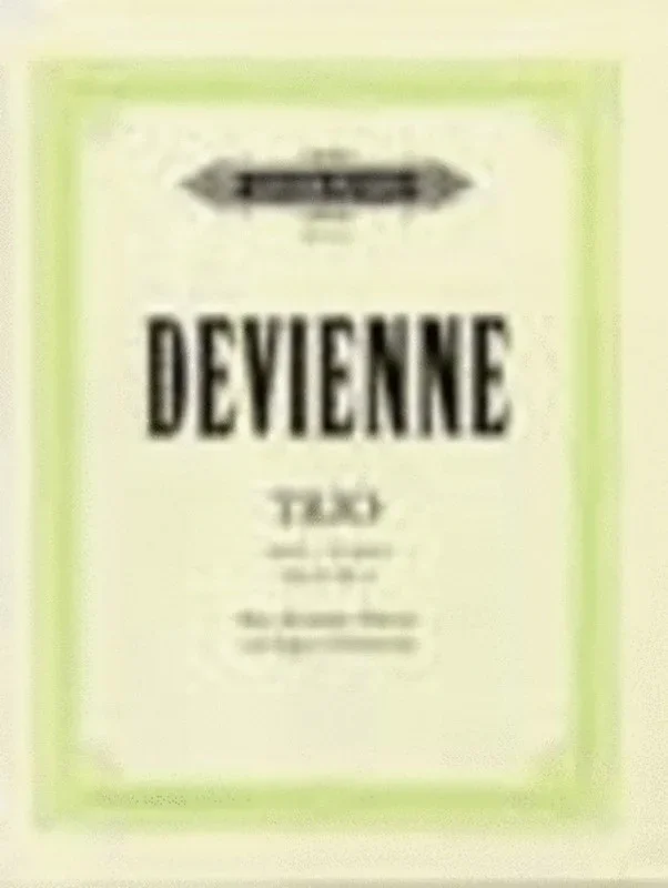 Trio Op 61 No 3 A Min Flute Violin (Cla) Vc (Bassoon) (Music Score/Parts) Book