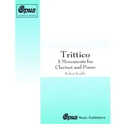 Trittico: 3 Movements – Clarinet and Piano