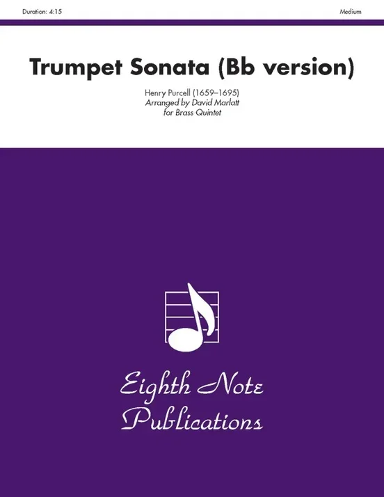 Trumpet Sonata (B-Flat Version) Brass Quintet