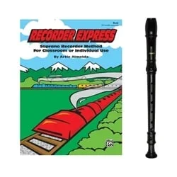 Tudor 1-pc Brown Recorder & Recorder Express Book