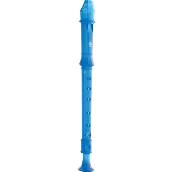 Tudor TD180 Blue Candy Apple 2-Piece Soprano Recorder – Baroque Fingering
