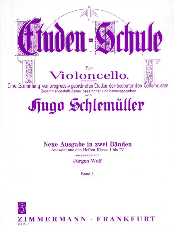 Tutor with Etudes for Cello – Volume 1