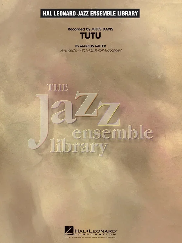 Tutu Je4 Score/Parts
