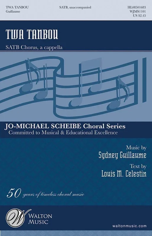 Twa Tanbou SATB A Cappella (Octavo)
