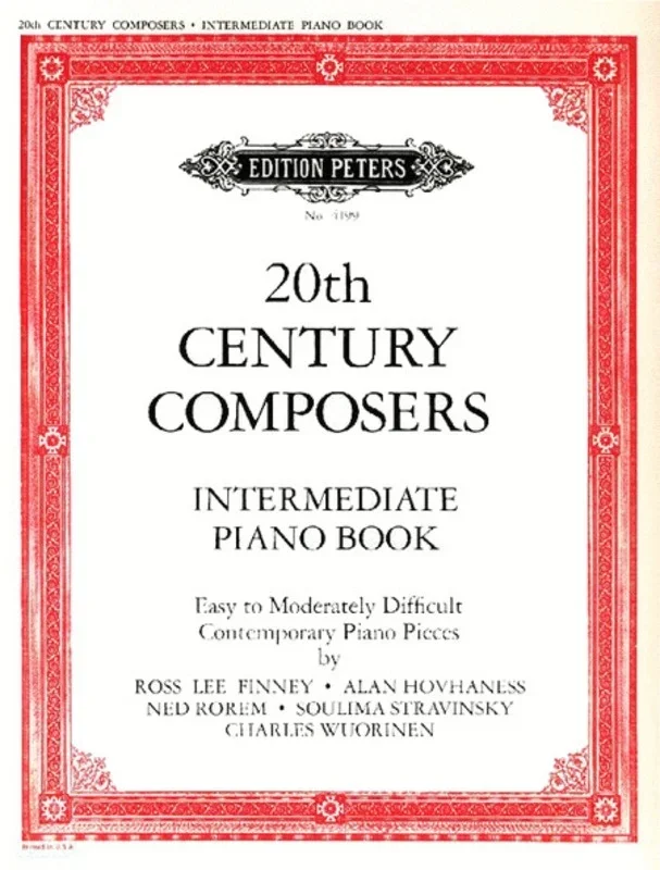Twentieth Century Composers Intermediate Pieces (Softcover Book)