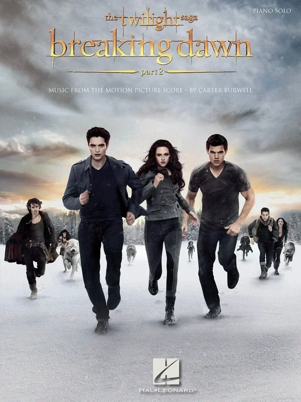 Twilight Breaking Dawn Part 2 Piano Solo (Softcover Book)