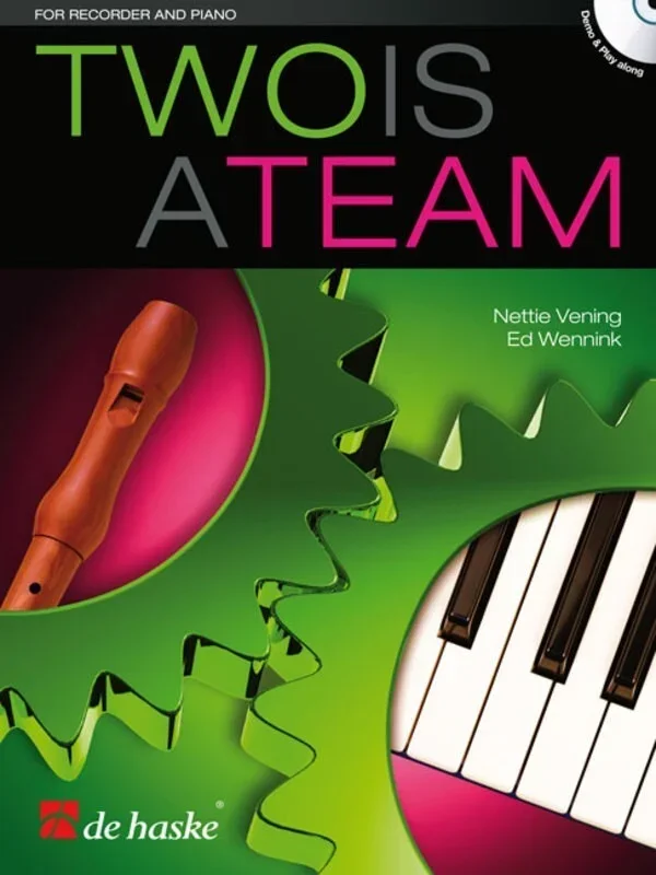 Two Is A Team Recorder And Piano Softcover Book/CD