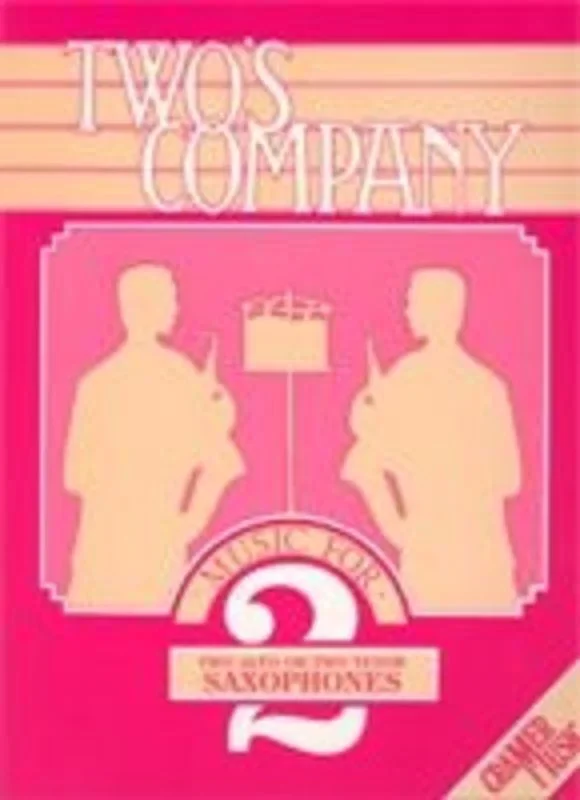 Twos Company For 2 Alto Or Tenor Sax Book