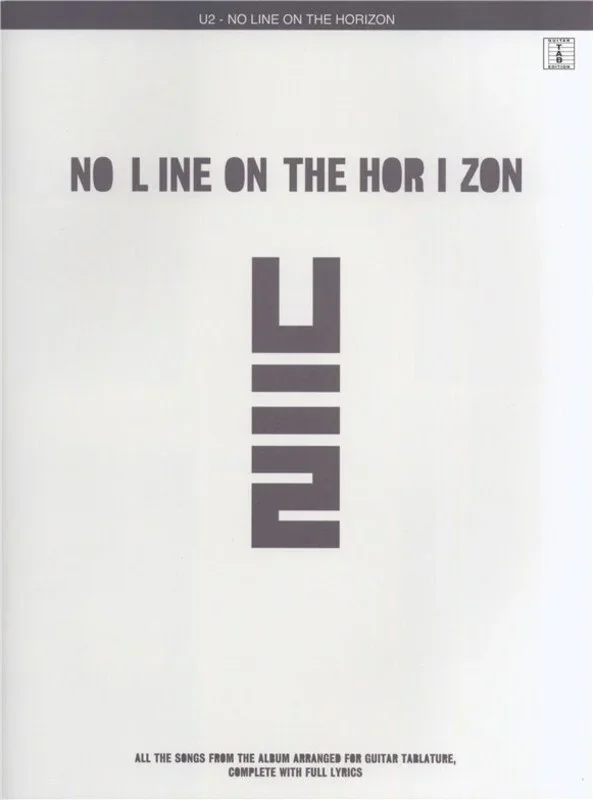U2 – No Line On The Horizon Guitar TAB (Softcover Book)