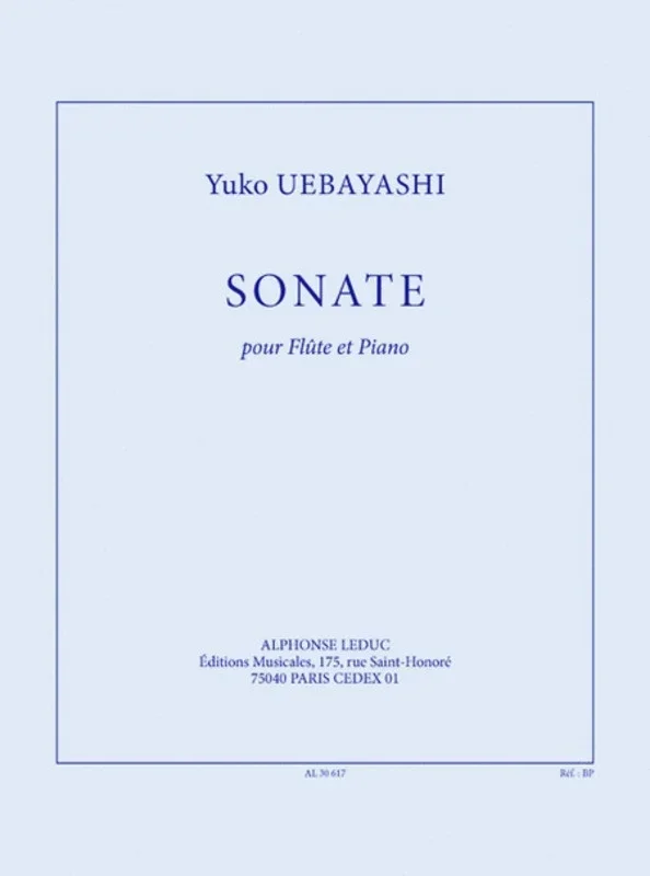 Uebayashi – Sonata For Flute/Piano (Softcover Book)