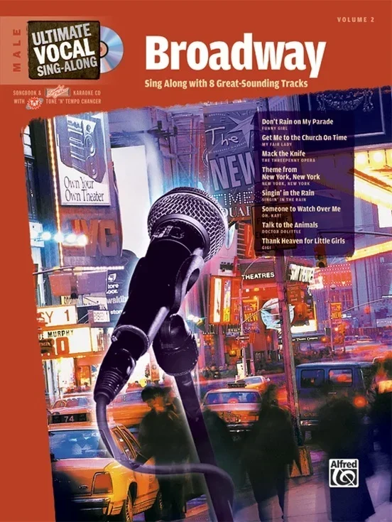 Ultimate Vocal Singalong Broadway Male Book/ CD