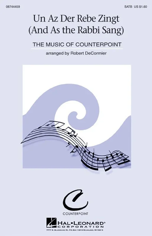 Un As Der Rebe Zingt SATB (Octavo)