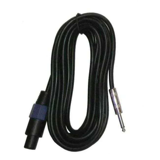 UXL SJS-155 Heavy Duty 5M 15FT Speaker Cable Jack to Speakon SJS155