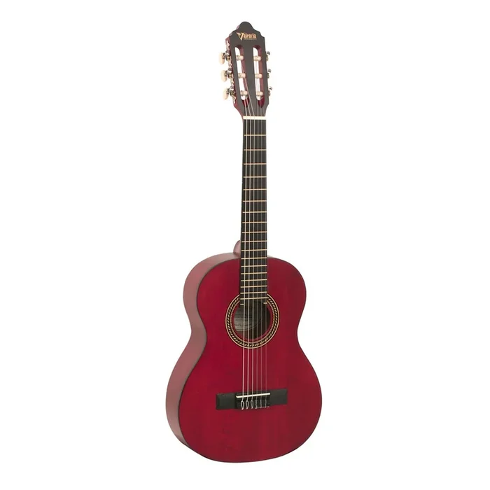 Valencia Series 200 1/2 Size Classical Guitar (Transparent Wine Red)