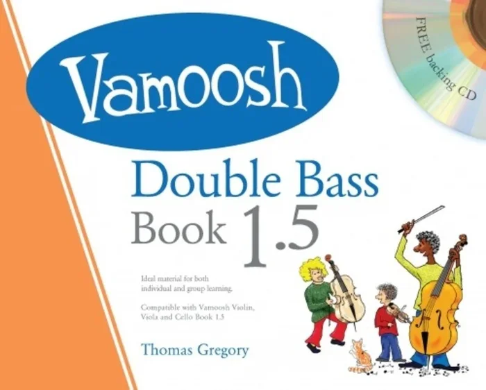 Vamoosh Double Bass Book 1.5 (Softcover Book/CD)