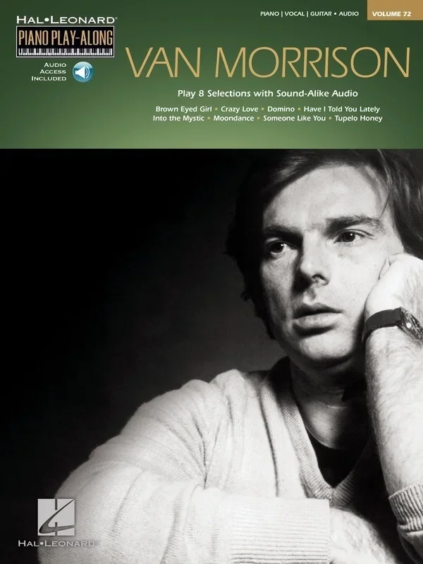 Van Morrison Piano Play Along Book/CD V72 (Softcover Book/CD)