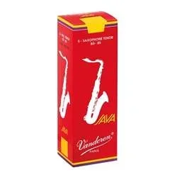 Vandoren Java Red Tenor Saxophone Reeds – Strength 3.0 (Filed) Box of 5