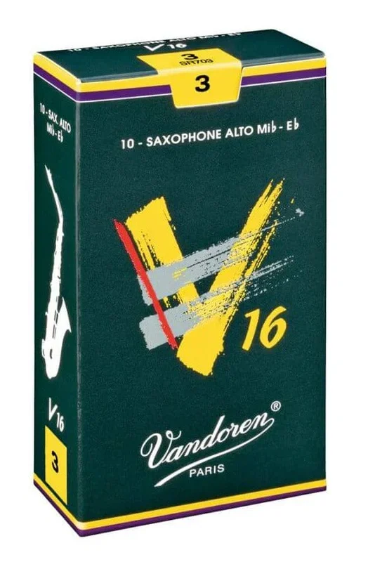 Vandoren V16 Alto Saxophone Reeds, 10-Pack