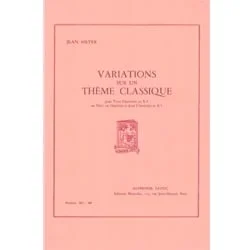 Variations on a Classical Theme – Study Score