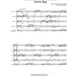 Variety Rag – Saxophone Quartet (S/AATB)