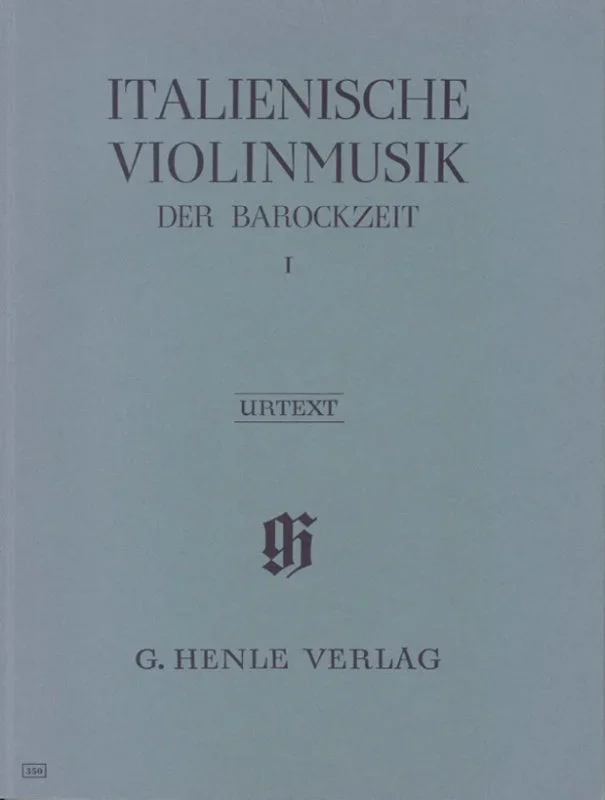 Various: Italian Violin Music of the Baroque Vol 1 for Violin & Piano