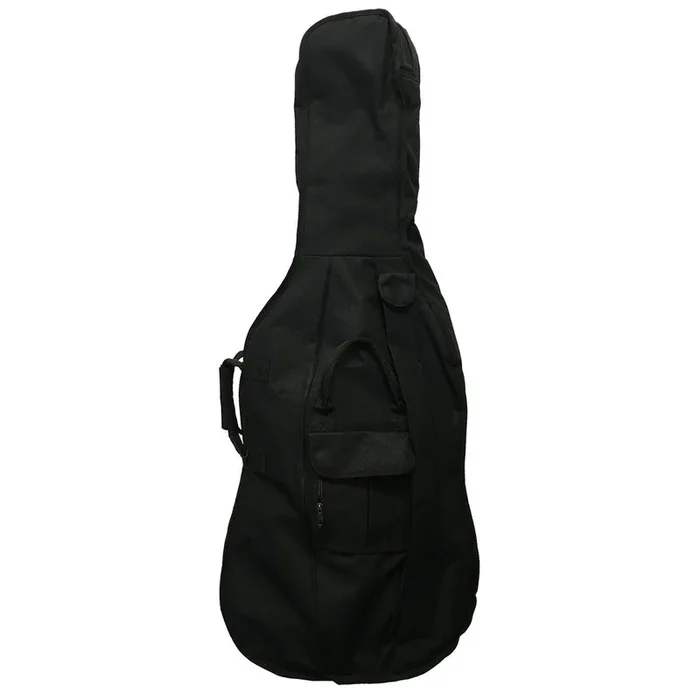 VCBAG24 Cello 10mm Padded Bag with Accessory Pockets & Bow Holders