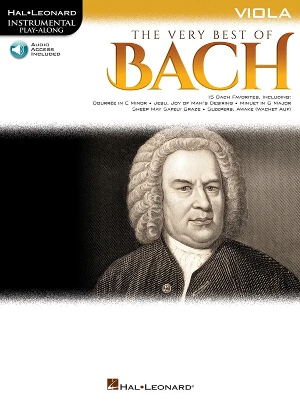 Very Best Of Bach For Viola Book/Online Audio