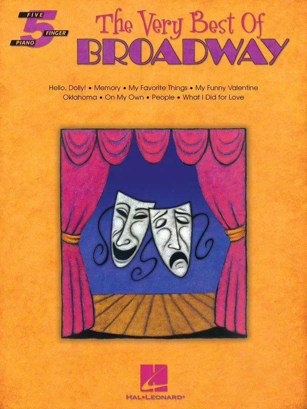 Very Best Of Broadway 5 Finger Piano (Softcover Book)