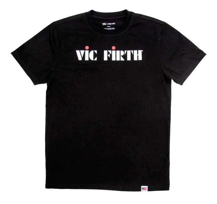Vic Firth Black Logo Tee – Medium