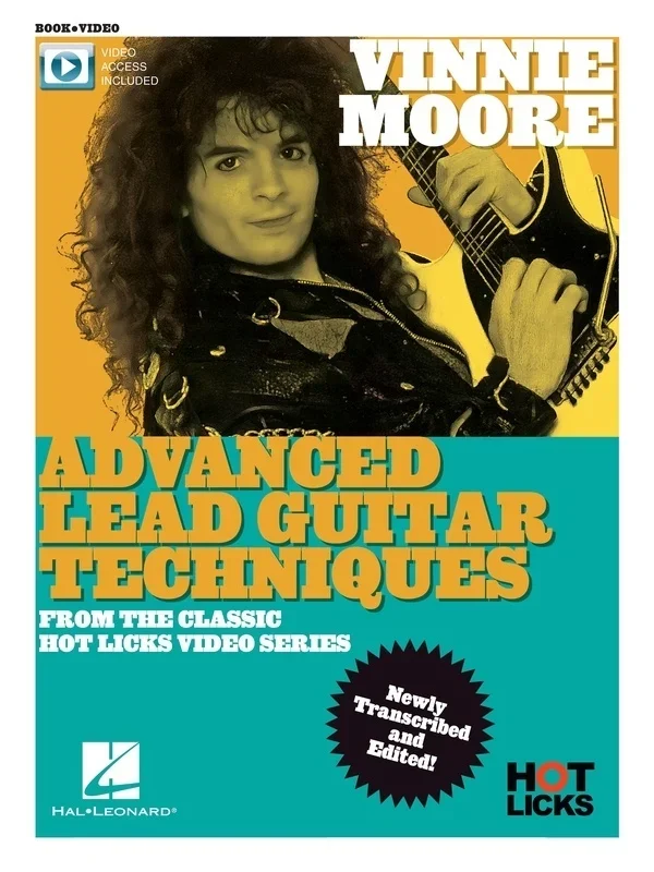 Vinnie Moore – Advanced Lead Guitar Techniques Bk/Olv Sftcvr/Online Video (Guitar)